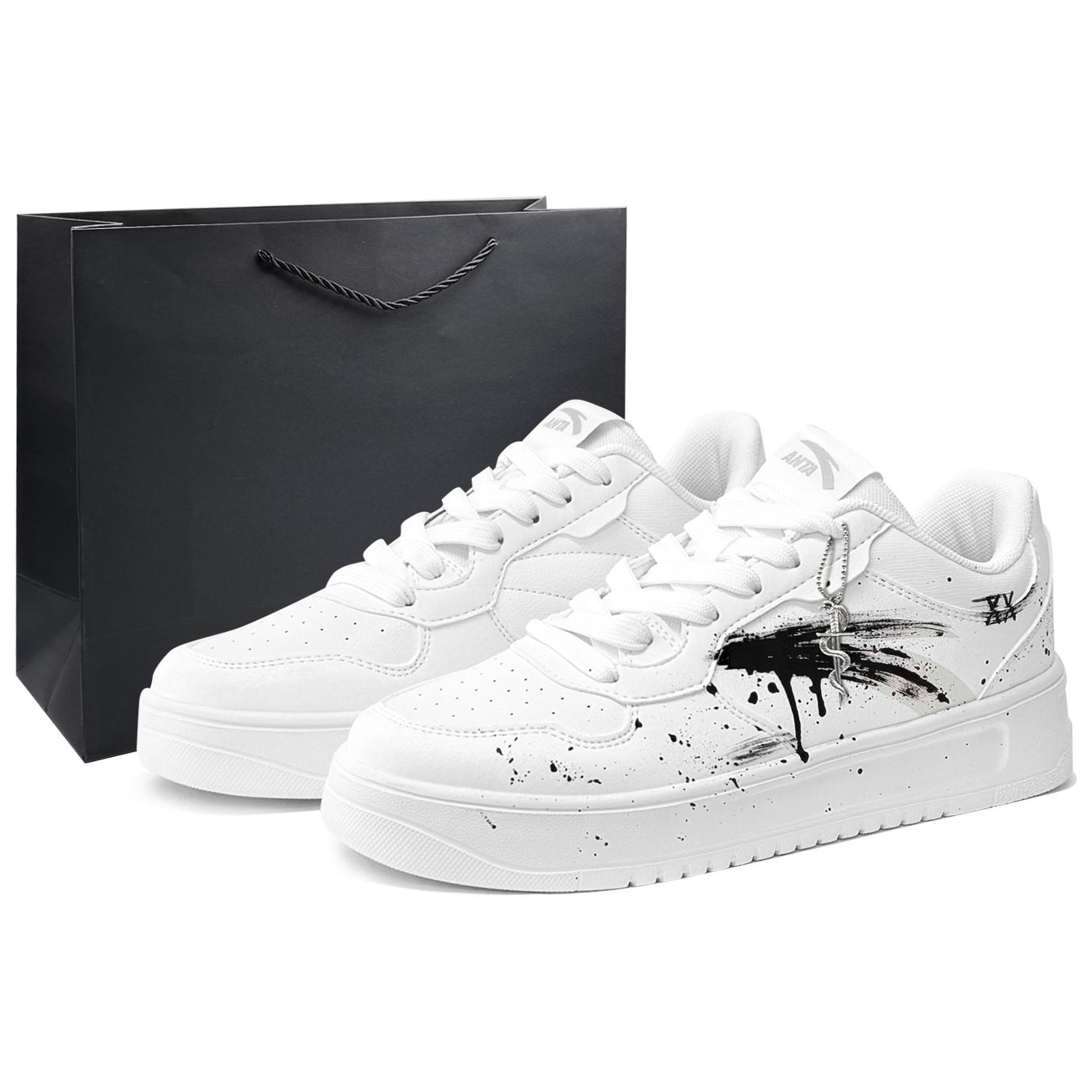 ANTA Нескользящие, износостойкие, легкие низкие кроссовки для скейтбординга, мужские, белые, черные
ANTA Нескользящие, износостойкие, легкие низкие кроссовки для скейтбординга, мужские, белые, черные