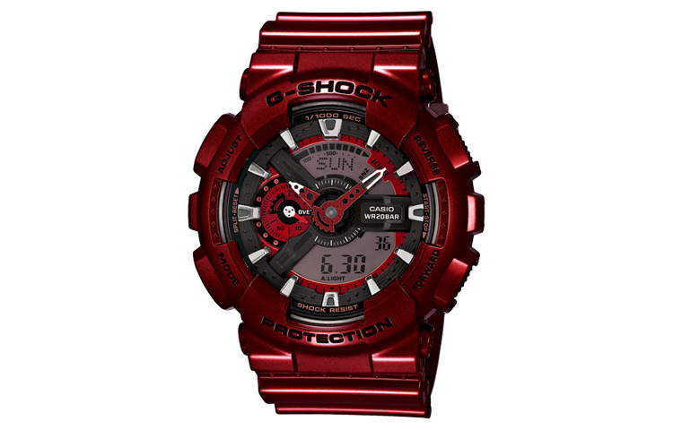 Мужские часы Casio GA-110NM-4A серии Dual Display с жидкокристаллическим и аналоговым дисплеем красные
Мужские часы Casio GA-110NM-4A серии Dual Display с жидкокристаллическим и аналоговым дисплеем красные