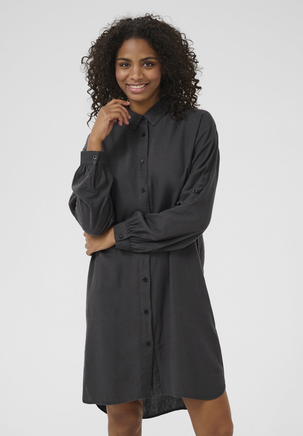 Платье-рубашка KAMILIA Kaffe, черный 
Платье-рубашка KAMILIA Kaffe, черный
