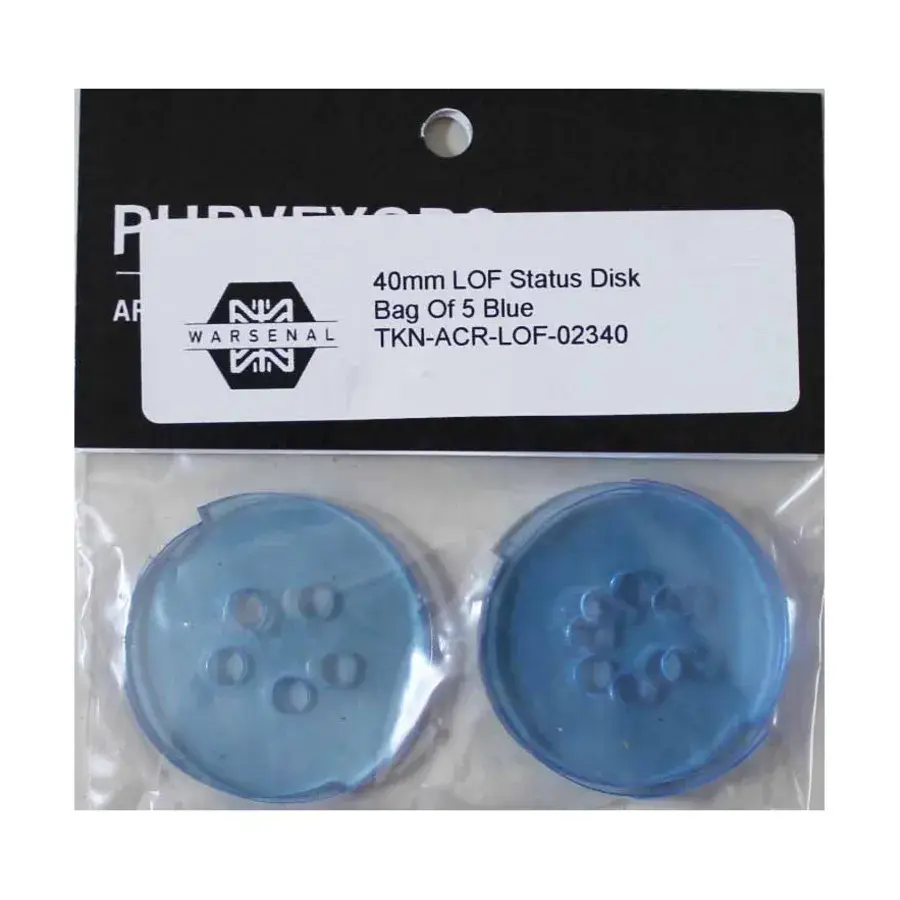 Статусные диски LOF, 40 мм — синие, Infinity Markers & Tokens (Warsenal)
Статусные диски LOF, 40 мм — синие, Infinity Markers & Tokens (Warsenal)