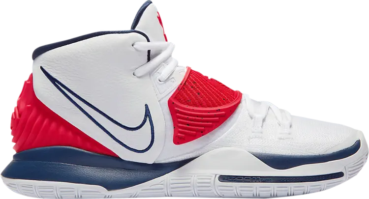 Кроссовки Nike Kyrie 6 PS 'USA', белый
Кроссовки Nike Kyrie 6 PS 'USA', белый