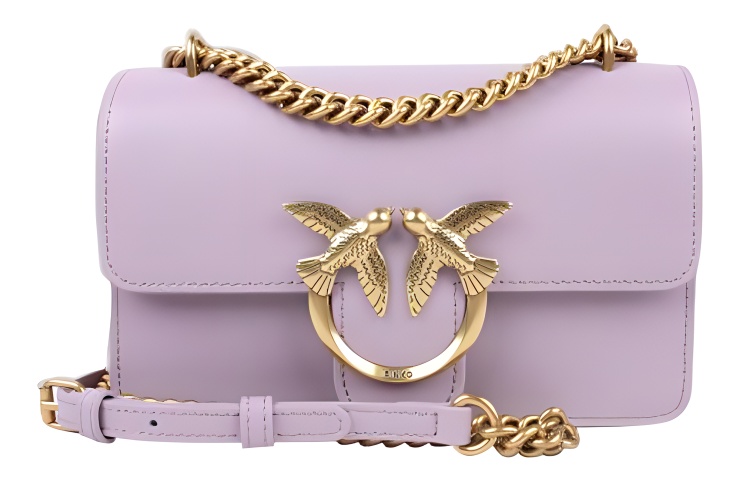 PINKO Кожаная сумка через плечо женская фиолетовая
PINKO Кожаная сумка через плечо женская фиолетовая