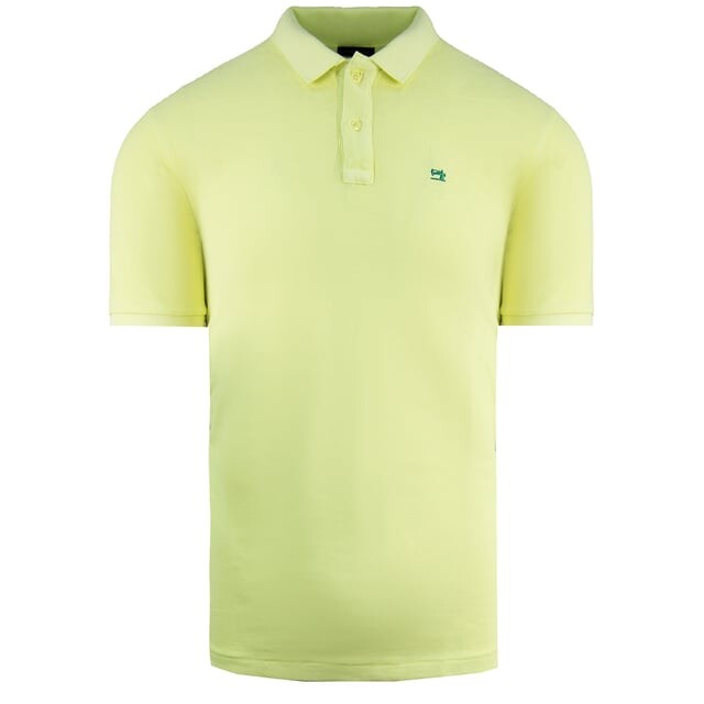 Хлопковая мужская рубашка поло с короткими рукавами 142734 0244 Scotch & Soda, желтый 
Хлопковая мужская рубашка поло с короткими рукавами 142734 0244 Scotch & Soda, желтый