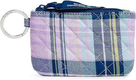 Женский хлопковый кошелек Vera Bradley на молнии с чехлом для документов, аметистовый плед
Женский хлопковый кошелек Vera Bradley на молнии с чехлом для документов, аметистовый плед