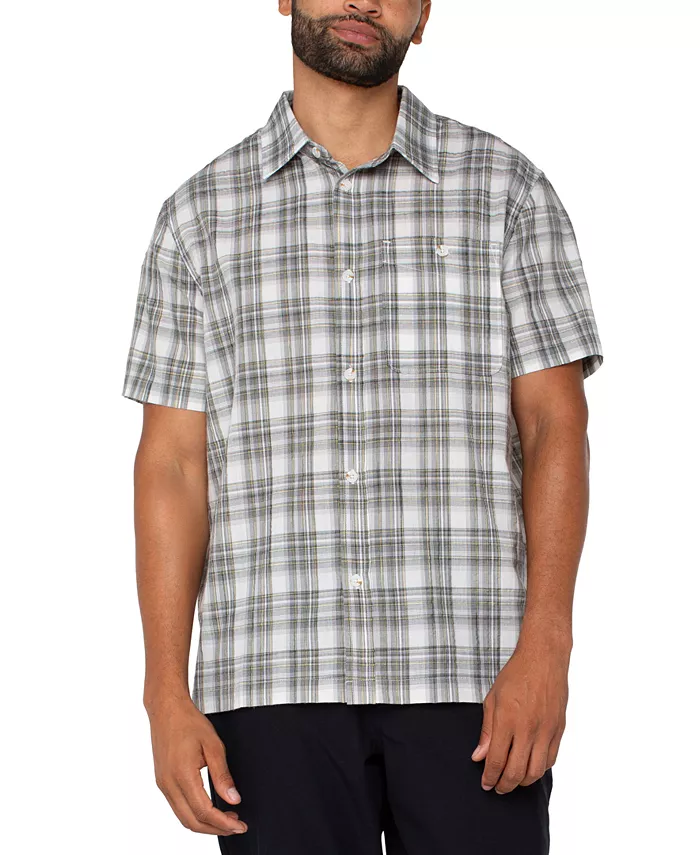 Мужская рубашка с коротким рукавом в клетку на пуговицах Liverpool Los Angeles, мультиколор
Мужская рубашка с коротким рукавом в клетку на пуговицах Liverpool Los Angeles, мультиколор