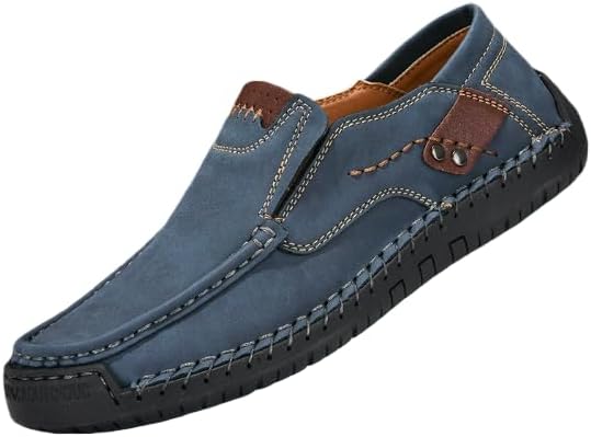 Мужские кожаные лоферы Hhhchpm, повседневные туфли-слипоны, удобные легкие мокасины с отделкой строчкой для мужчин, синий
Мужские кожаные лоферы Hhhchpm, повседневные туфли-слипоны, удобные легкие мокасины с отделкой строчкой для мужчин, синий