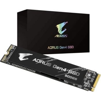 SSD M.2 накопитель GIGABYTE AORUS Gen4, 500Гб
SSD M.2 накопитель GIGABYTE AORUS Gen4, 500Гб