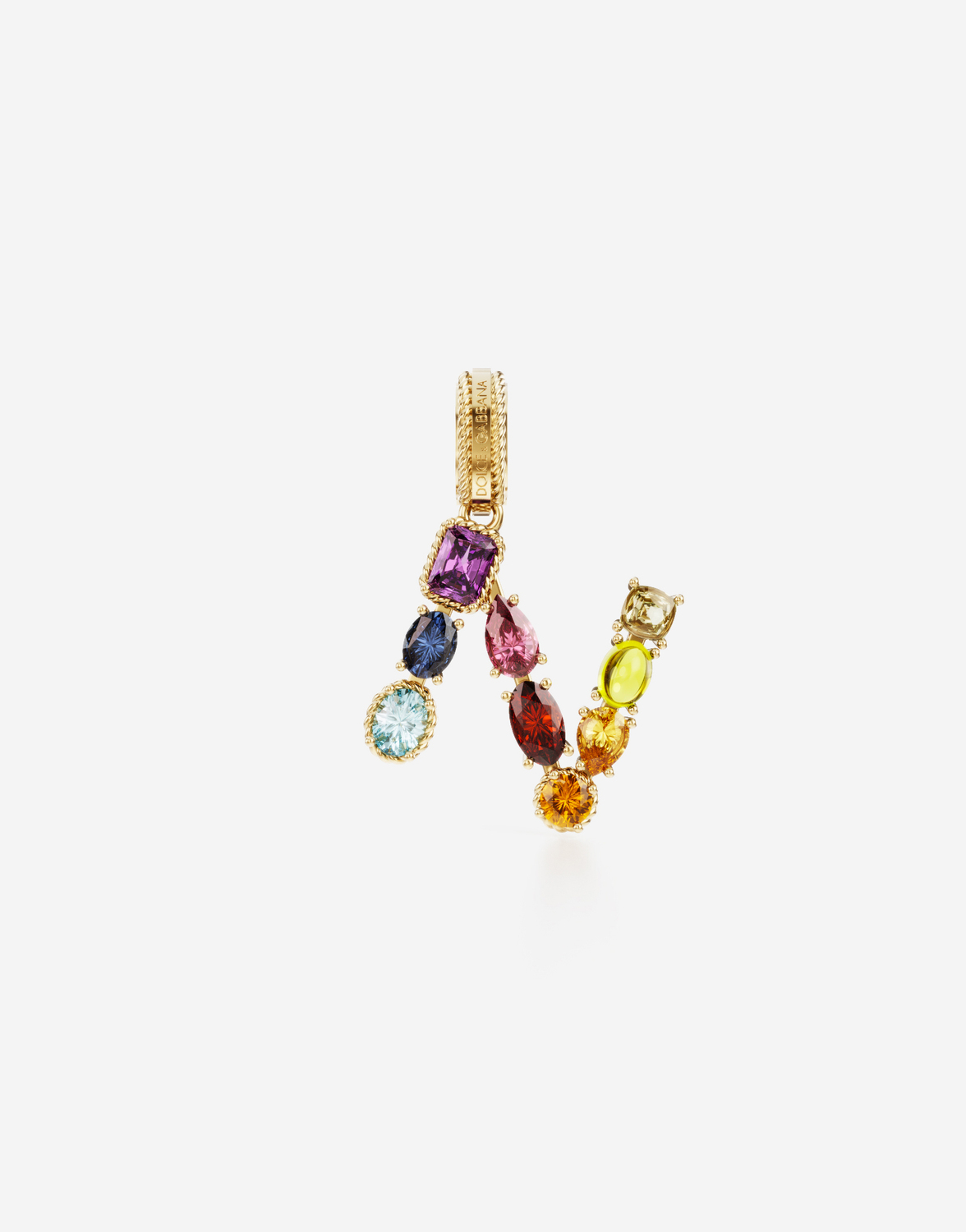 DOLCE & GABBANA Кулон-буква N из желтого золота 18 карат с разноцветными драгоценными камнями
DOLCE & GABBANA Кулон-буква N из желтого золота 18 карат с разноцветными драгоценными камнями