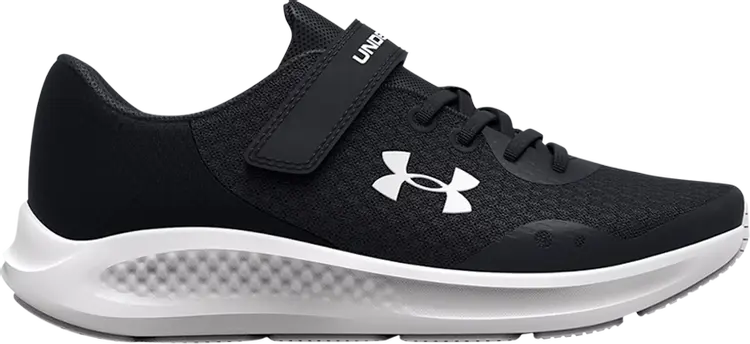 Кроссовки Under Armour Charged Pursuit 3 AC PS Black White, черный 
Кроссовки Under Armour Charged Pursuit 3 AC PS Black White, черный