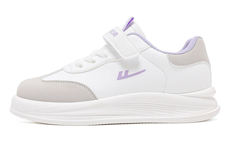 Детская повседневная обувь для детей, кроссовки, кроссовки Warrior, белый/серый/фиолетовый 
Детская повседневная обувь для детей, кроссовки, кроссовки Warrior, белый/серый/фиолетовый