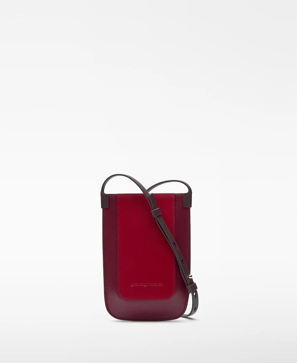 Трехцветный кожаный чехол Dorna для телефона Adolfo Dominguez, гранатовый
Трехцветный кожаный чехол Dorna для телефона Adolfo Dominguez, гранатовый