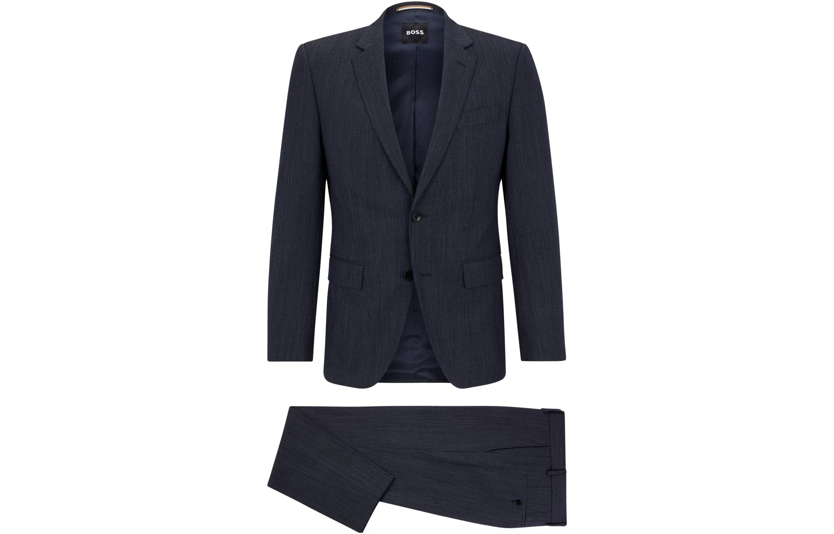 HUGO BOSS Мужской деловой костюм темно-синий
HUGO BOSS Мужской деловой костюм темно-синий