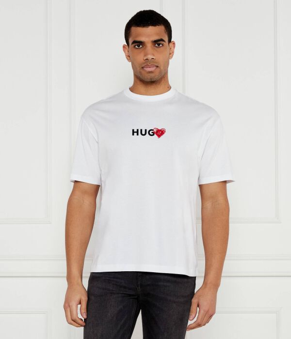 Футболка дьюдам Loose fit Hugo, белый
Футболка дьюдам Loose fit Hugo, белый