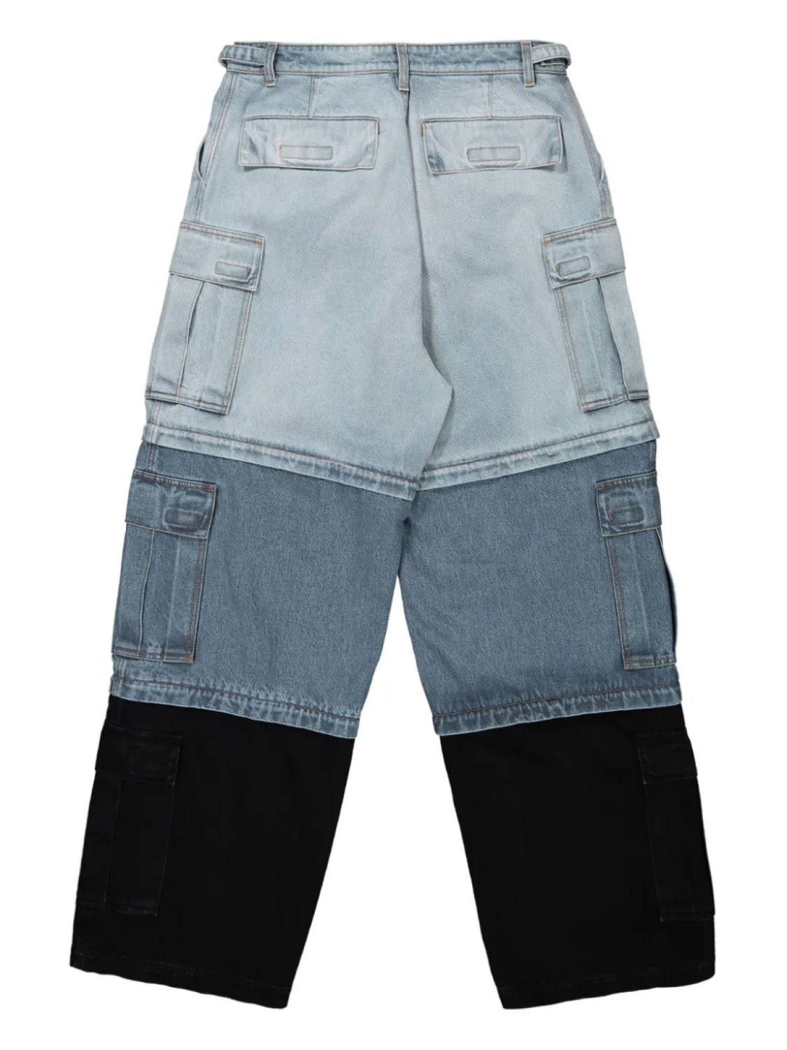 Брюки-карго VETEMENTS Deconstructed Triple, синий
Брюки-карго VETEMENTS Deconstructed Triple, синий