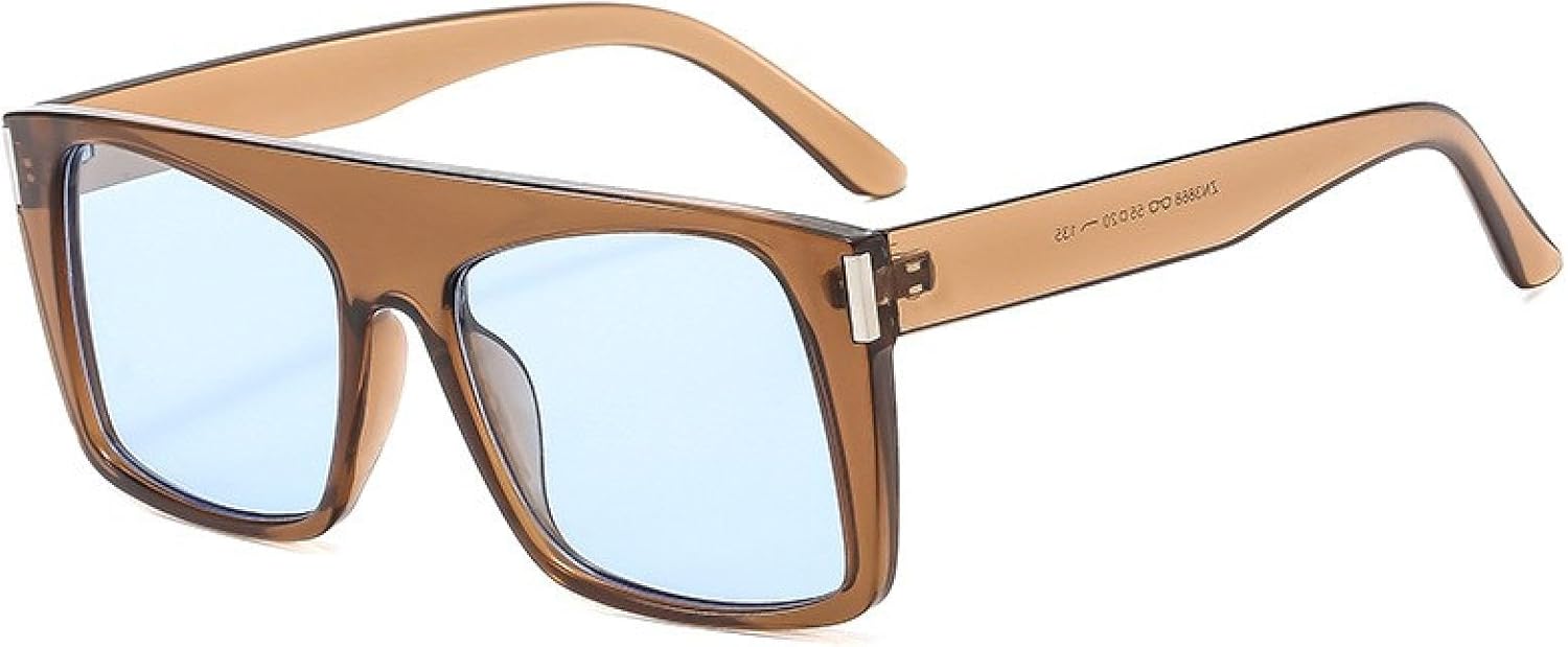 Ретро-солнцезащитные очки для женщин с леопардовым принтом и защитой от УФ-излучения UV400, модные очки для мужчин с заклепками, трендовые в стиле панк TVTBBVV, Tea Blue
Ретро-солнцезащитные очки для женщин с леопардовым принтом и защитой от УФ-излучения UV400, модные очки для мужчин с заклепками, трендовые в стиле панк TVTBBVV, Tea Blue