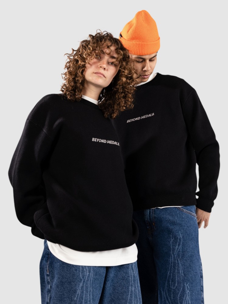 Вязаный свитер Beyond Medals Jacquard Knit Strickpullover, black
Вязаный свитер Beyond Medals Jacquard Knit Strickpullover, black