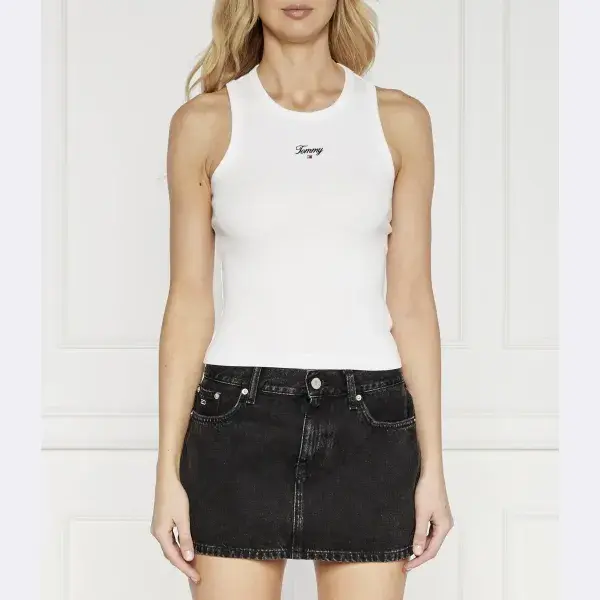 Облегающий топ Tommy Hilfiger, белый
Облегающий топ Tommy Hilfiger, белый