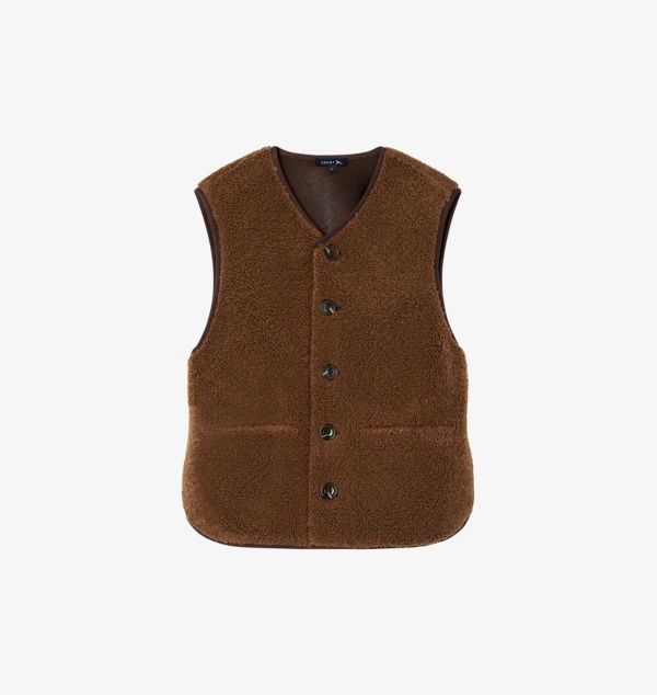 Жилет Fusil из искусственного меха с фактурной текстурой Soeur, коричневый
Жилет Fusil из искусственного меха с фактурной текстурой Soeur, коричневый