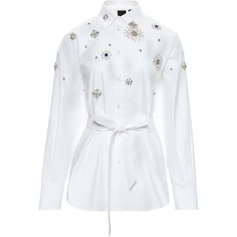 PINKO Рубашка Women's White Lapel Moderate Others
PINKO Рубашка Women's White Lapel Moderate Others