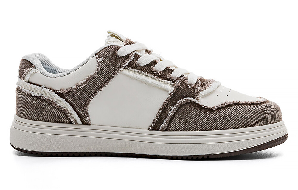 Кеды, скейтборд обувь женская низкая бежевый/коричневый Renben
Кеды, скейтборд обувь женская низкая бежевый/коричневый Renben