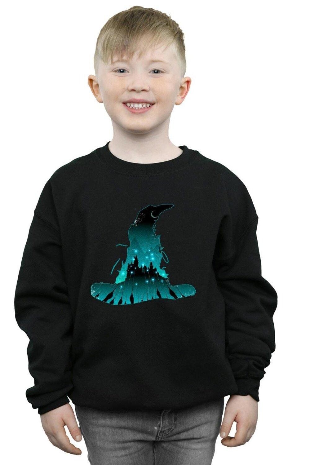 Толстовка с силуэтом Хогвартса Harry Potter, черный
Толстовка с силуэтом Хогвартса Harry Potter, черный