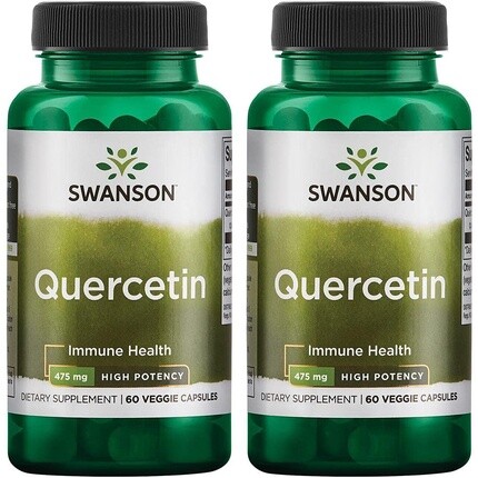 Высокоэффективный кверцетин для поддержки иммунитета, 60 растительных капсул, Swanson
Высокоэффективный кверцетин для поддержки иммунитета, 60 растительных капсул, Swanson