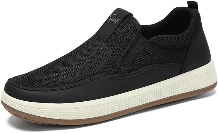 Мужские спортивные и повседневные слипоны HoaloX с мягкой подошвой, черный
Мужские спортивные и повседневные слипоны HoaloX с мягкой подошвой, черный