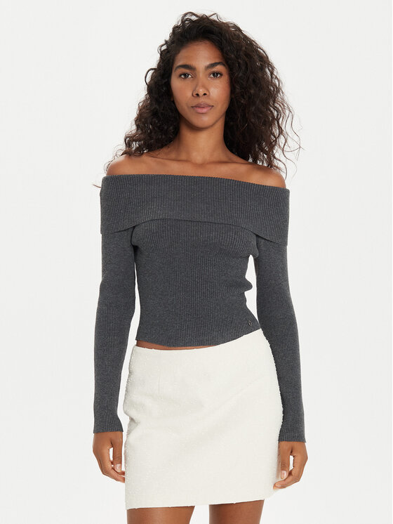 Облегающий свитер Guess, серый
Облегающий свитер Guess, серый