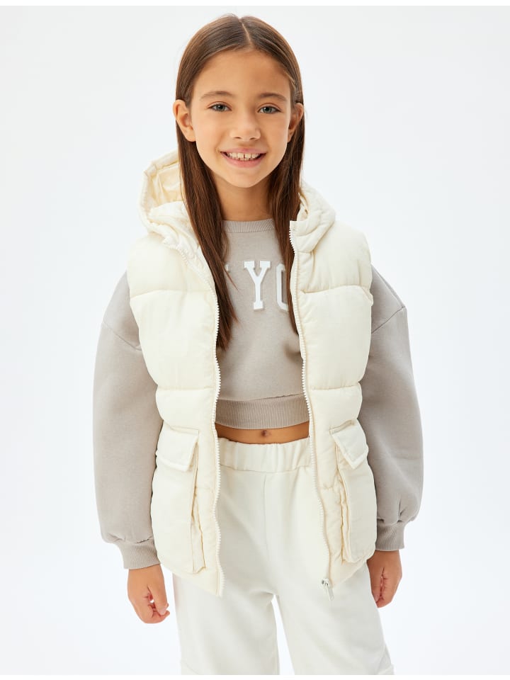 Утепленный жилет KOTON, экрю
Утепленный жилет KOTON, экрю