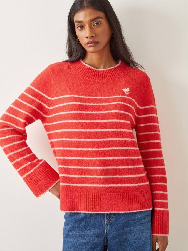 Джемпер с цветочной вышивкой в полоску sae Monsoon, красный
Джемпер с цветочной вышивкой в полоску sae Monsoon, красный