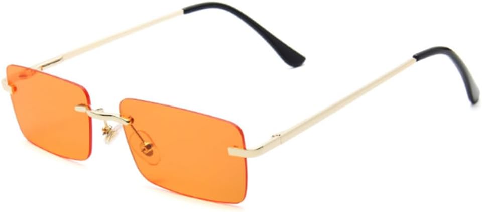 Солнцезащитные очки без оправы прямоугольной формы для мужчин и женщин. Стильные солнцезащитные очки без оправы в винтажном стиле. Квадратные очки Weloveushop, Gold Frame Orange Flakes
Солнцезащитные очки без оправы прямоугольной формы для мужчин и женщин. Стильные солнцезащитные очки без оправы в винтажном стиле. Квадратные очки Weloveushop, Gold Frame Orange Flakes