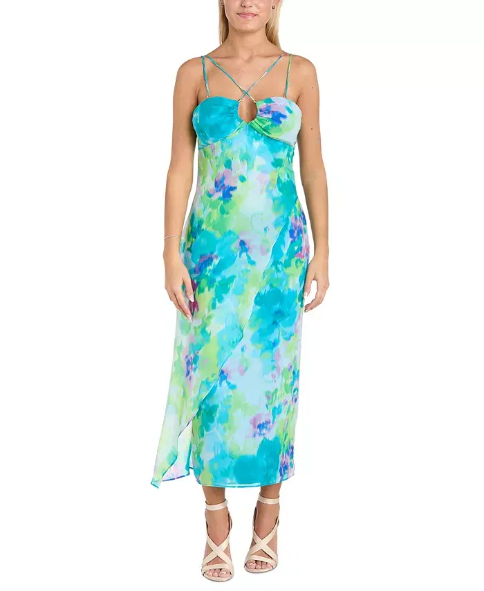 Платье миди с вырезом-замочной скважиной для юниоров Morgan & Company, синий
Платье миди с вырезом-замочной скважиной для юниоров Morgan & Company, синий