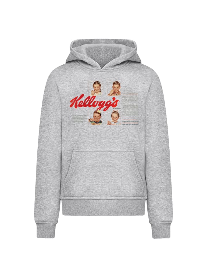 Толстовка Kellogg's Corn Flakes Cereal Box Children Retro серо-меланжевого цвета F4NT4STIC
Толстовка Kellogg's Corn Flakes Cereal Box Children Retro серо-меланжевого цвета F4NT4STIC