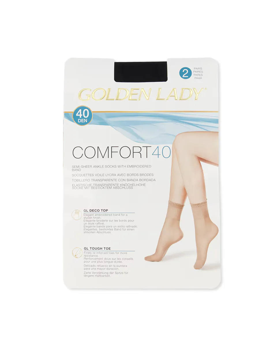 Базовая розетка на щиколотке Golden Lady, черный
Базовая розетка на щиколотке Golden Lady, черный