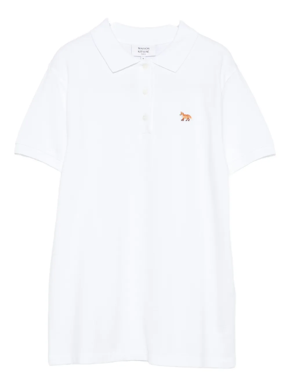 Рубашка-поло с вышитым изображением лисы Maison Kitsuné, белый
Рубашка-поло с вышитым изображением лисы Maison Kitsuné, белый