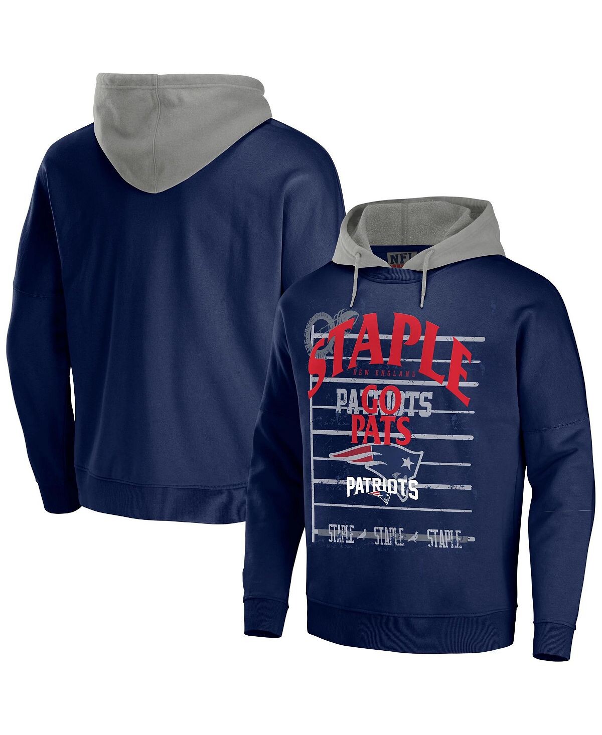 Мужская худи nfl x staple navy new england patriots oversized gridiron vintage-like wash pullover hoodie NFL Properties, синий
Мужская худи nfl x staple navy new england patriots oversized gridiron vintage-like wash pullover hoodie NFL Properties, синий