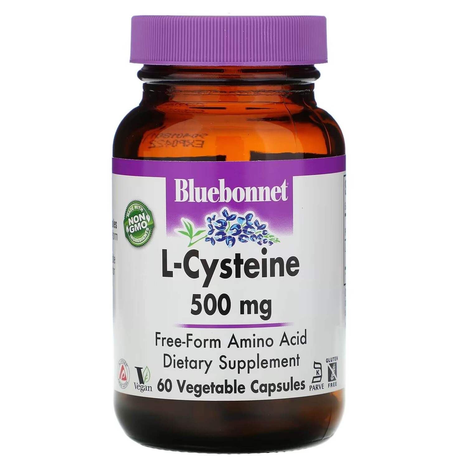 L-цистеин 500 мг Bluebonnet Nutrition, 60 капсул 
L-цистеин 500 мг Bluebonnet Nutrition, 60 капсул