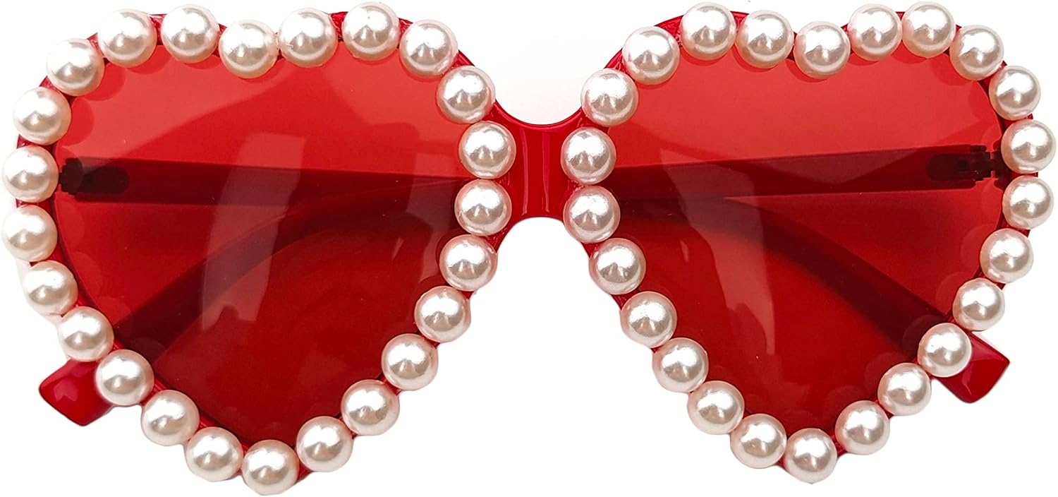 Willochra Модные солнцезащитные очки в форме сердца для женщин с жемчугом, ретро-очки с блестками, женские солнцезащитные очки с бриллиантами для вечеринки, розовые очки, Red
Willochra Модные солнцезащитные очки в форме сердца для женщин с жемчугом, ретро-очки с блестками, женские солнцезащитные очки с бриллиантами для вечеринки, розовые очки, Red