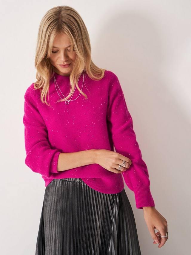 Свитер с блестками и круглым вырезом Crew Clothing, Pink
Свитер с блестками и круглым вырезом Crew Clothing, Pink