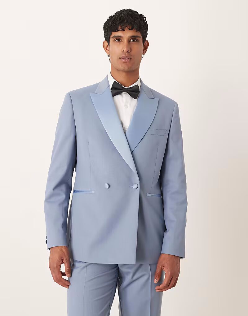 Пиджак-смокинг синего цвета Asos Design
Пиджак-смокинг синего цвета Asos Design