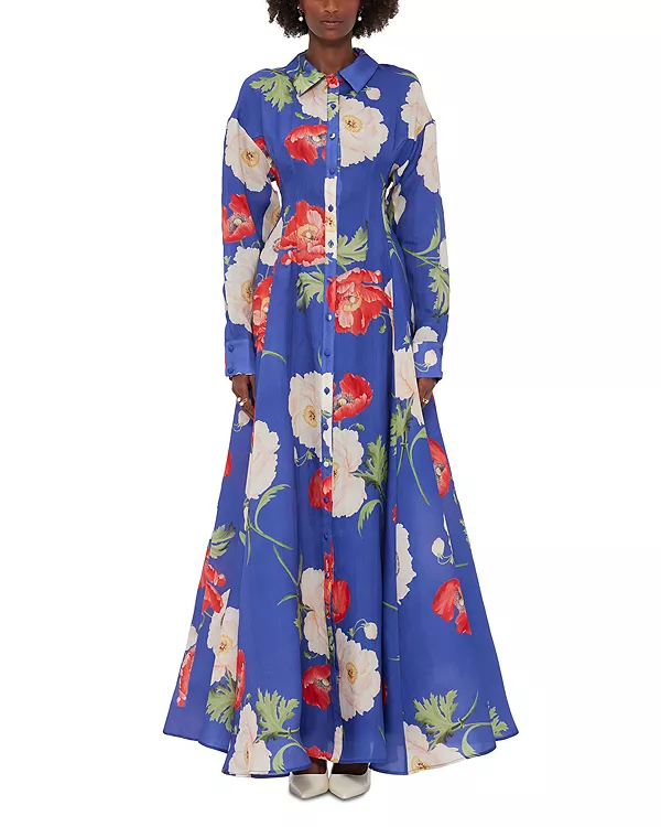 Шелковое платье Жозефины Leo Lin, синий
Шелковое платье Жозефины Leo Lin, синий