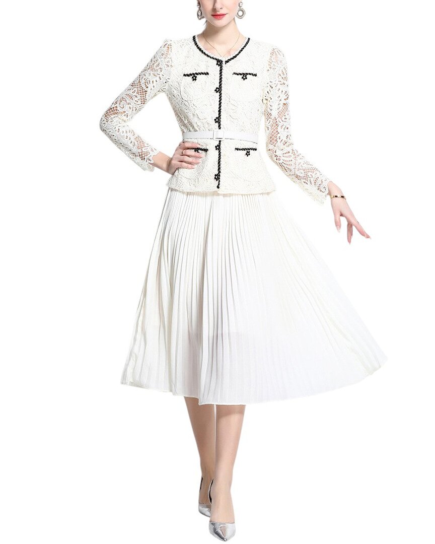 Элейн платье миди ELAINE, белый 
Элейн платье миди ELAINE, белый