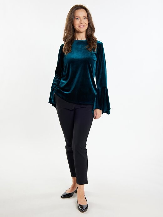 Бархатная рубашка Usha, синий 
Бархатная рубашка Usha, синий