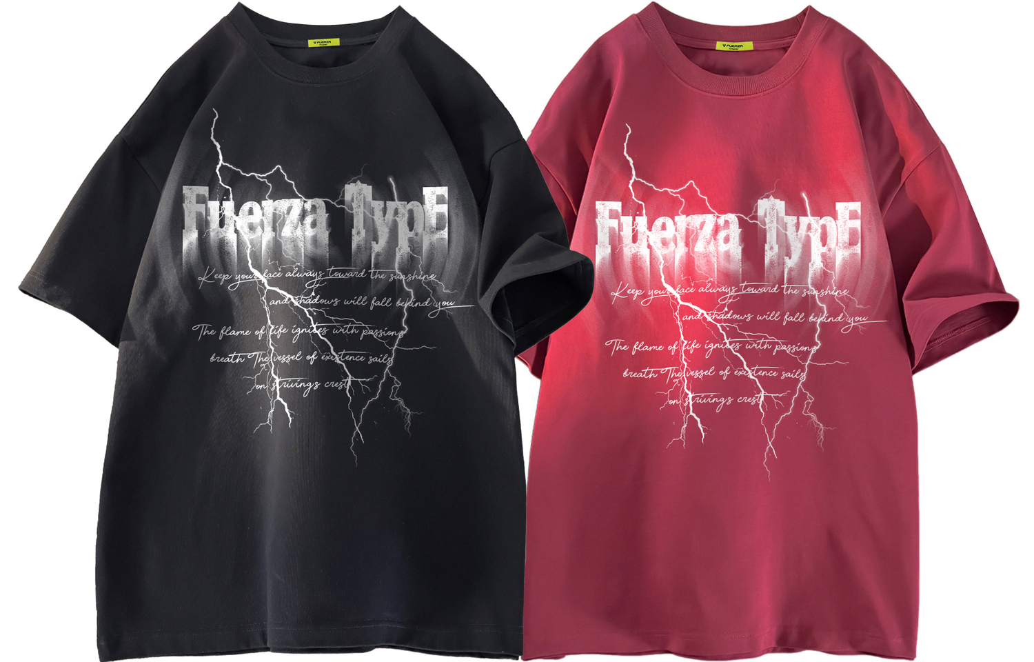 Футболка унисекс FUERZA, 2 Pack (Black+Burgundy)
Футболка унисекс FUERZA, 2 Pack (Black+Burgundy)