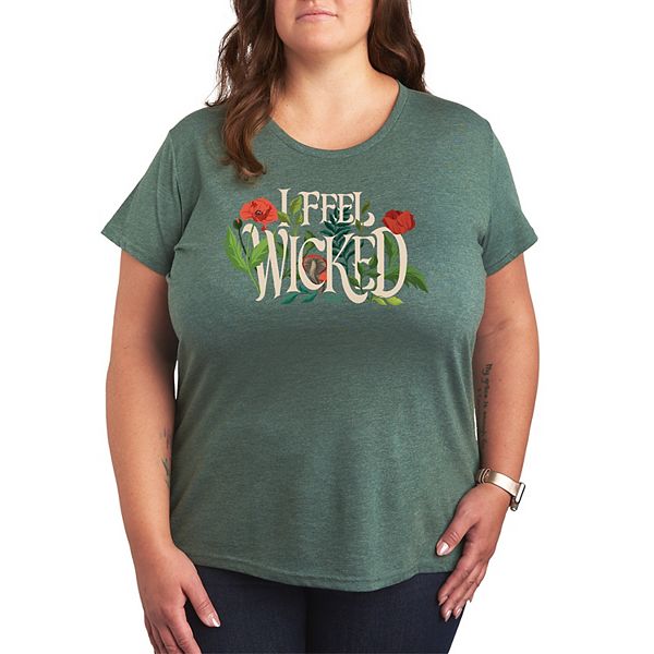 Футболка Plus size Wicked for Good Elphaba I Feel Wicked Licensed Character, Heather Juniper
Футболка Plus size Wicked for Good Elphaba I Feel Wicked Licensed Character, Heather Juniper
