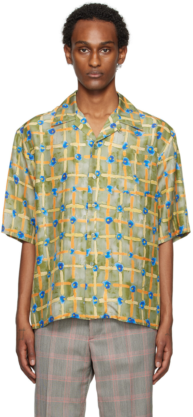 Зеленая рубашка-сарабанда Marni
Зеленая рубашка-сарабанда Marni