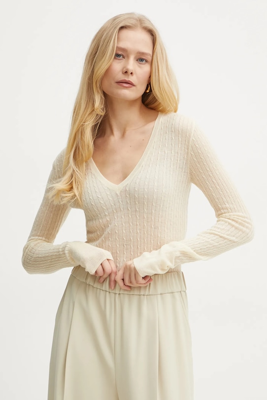 Шерстяной свитер Patrizia Pepe, желтый
Шерстяной свитер Patrizia Pepe, желтый