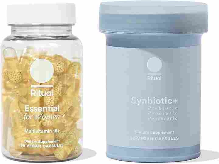 Набор Ritual Essential Multivitamins for Women 18+ и Synbiotic+, 60 капсул + 30 капсул
Набор Ritual Essential Multivitamins for Women 18+ и Synbiotic+, 60 капсул + 30 капсул