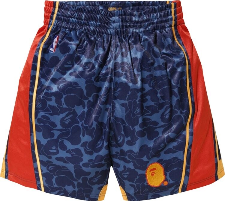 Шорты BAPE x Mitchell & Ness Warriors ABC Basketball Authentic Shorts 'Navy', синий
Шорты BAPE x Mitchell & Ness Warriors ABC Basketball Authentic Shorts 'Navy', синий