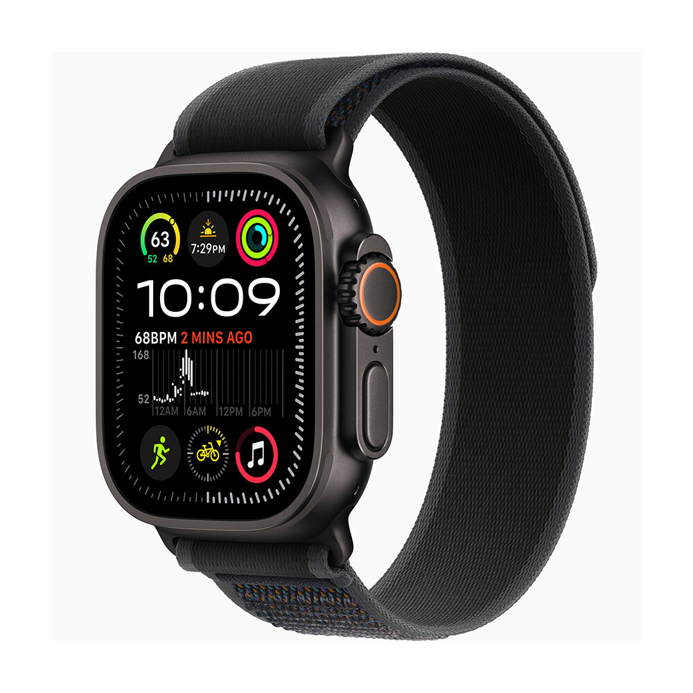 Умные часы Apple Watch Ultra 2, 49 мм, GPS+Cellular, Black Titanium Case/Black Trail Loop, S/M, Черный, Умные часы Apple Watch Ultra 2, 49 мм, GPS+Cellular, Black Titanium Case/Black Trail Loop, S/M
Умные часы Apple Watch Ultra 2, 49 мм, GPS+Cellular, Black Titanium Case/Black Trail Loop, S/M, Черный, Умные часы Apple Watch Ultra 2, 49 мм, GPS+Cellular, Black Titanium Case/Black Trail Loop, S/M